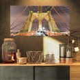 thumbnail image 1 of Brooklyn Bridge Tower and Cabling - Cityscape Canvas Print, 1 of 3