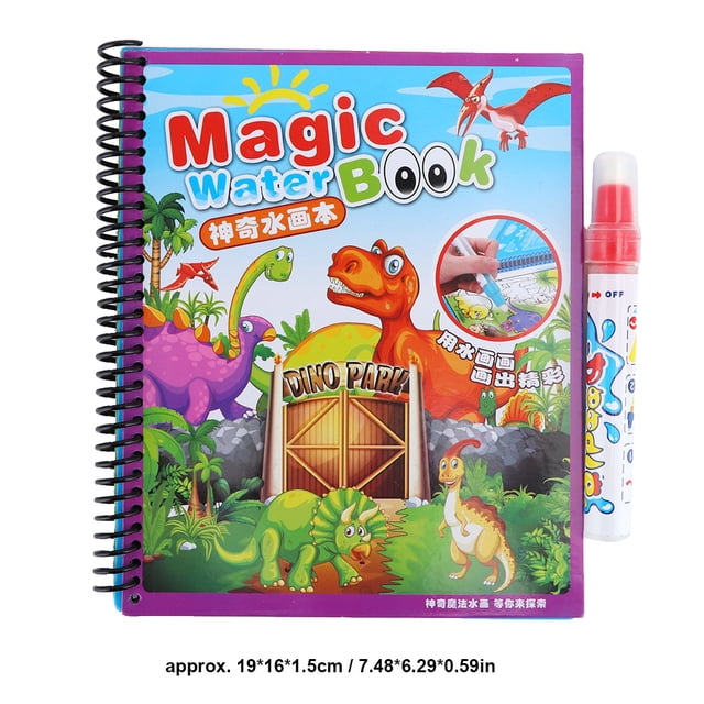 Dibujo de agua para bebés Dibujo para colorear Ni?os peque?os Educación temprana Pintura reutilizable Juguete para pintar (# 1) Ecomeon no