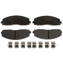 Front Brake Pad Set - Compatible with 2017 - 2022 Chrysler Pacifica FWD 2018 2019 2020 2021