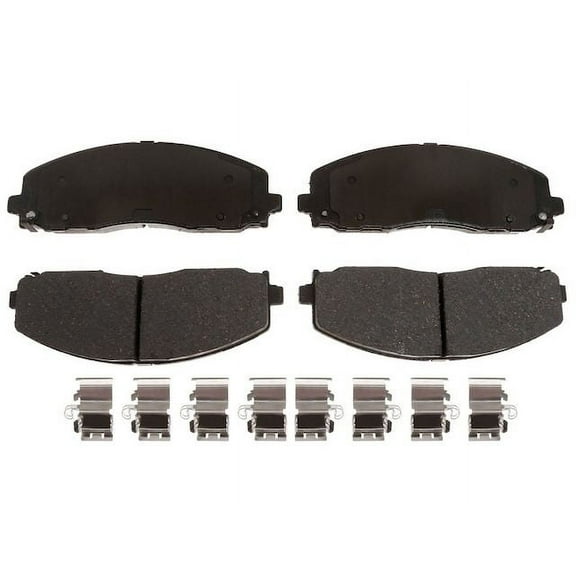 Front Brake Pad Set - Compatible with 2017 - 2022 Chrysler Pacifica FWD 2018 2019 2020 2021
