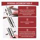 thumbnail image 4 of Cuaderno Profesional Libretas Espiral Raya Y Cuadro 6 Pzs B5 colores, 4 of 5