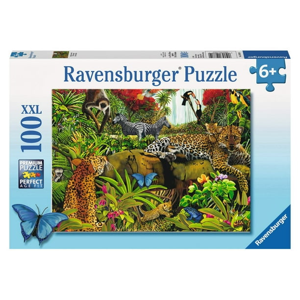 Ravensburger - 10781 Ravensburger 100 Pièces Puzzle Jungle Sauvage - 10781