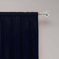 thumbnail image 3 of Eclipse  Cadenza Microfiber Rod Pocket Panel Pair (2 Panels) Black 80x84 84 Inches, 3 of 5