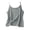 Gray, variant on OIOLOYJM Cotton Linen Tank Tops for Women Summer Casual Sleeveless Gauze Shirt Basic Layering Camisoles Beach Vacation Soft Clothes Watermelon Red XL