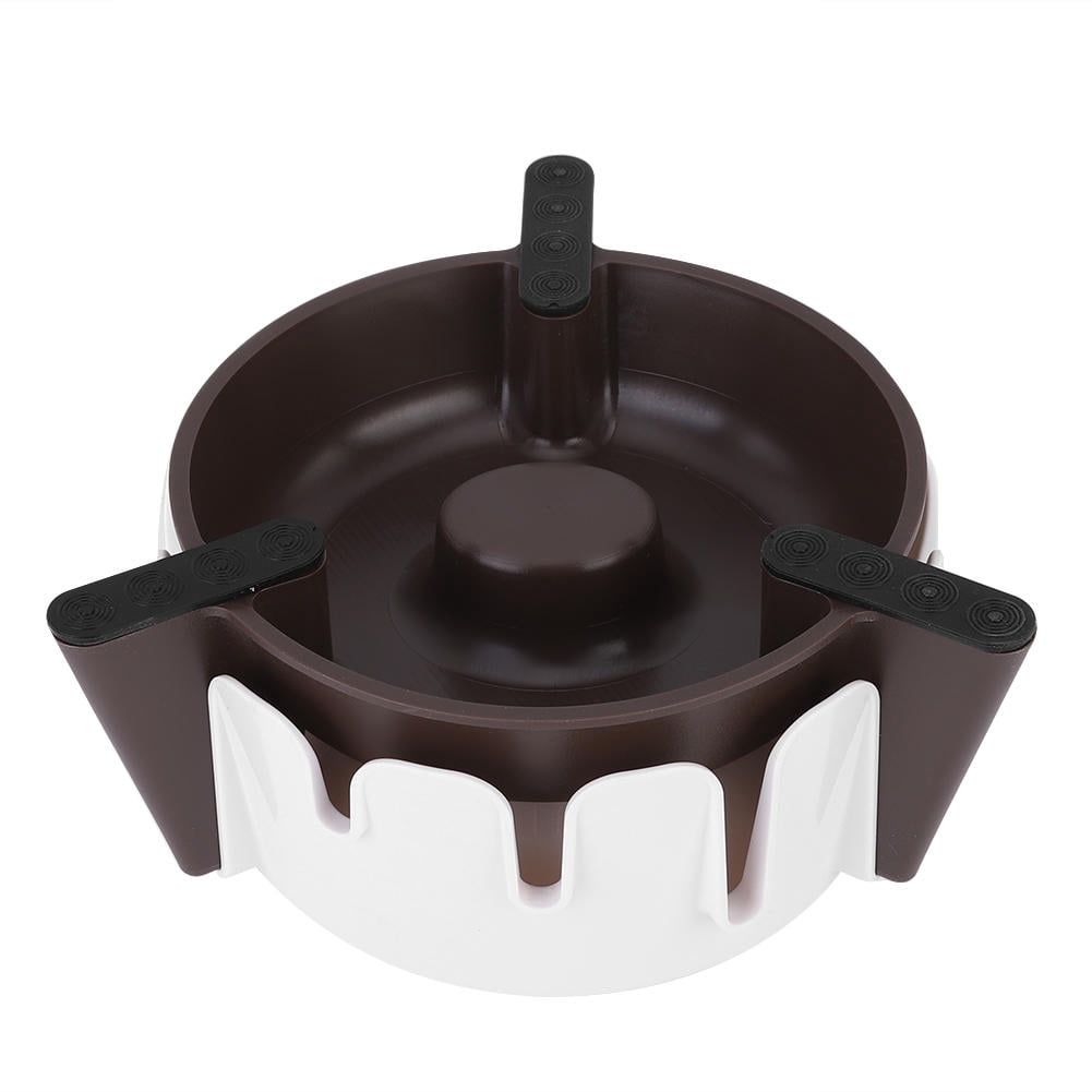 LAZIOEGR Five‑Level Adjustable Slow Food Feeder Bowl – Wet & Dry, Non‑Slip, Spine‑Protecting Design for Dogs & Cats