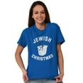 thumbnail image 4 of Jewish Christmas Chinese Takeout Plus Size Crewneck Graphic Tee Shirt Brisco Brands 5X, 4 of 5