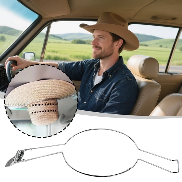 Tyidzon Cowboy Hat Rack For Hat Clip Car SUV Hat Storage Organizer