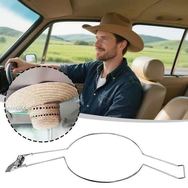 Ganchos para colgar sombreros de vaquero, organizador de sombreros para coche, SUV, etc.