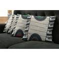 thumbnail image 2 of Ambesonne Indie Throw Pillow Cover 4 Pack, Audio Cassettes Records, 24", Black White Cream, 2 of 6