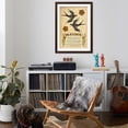 thumbnail image 4 of Art.com Tattoo Flash Sheet - Swallow Art Print by Lantern Press, Brown Frame Wall Art, 32" x 44", 4 of 5