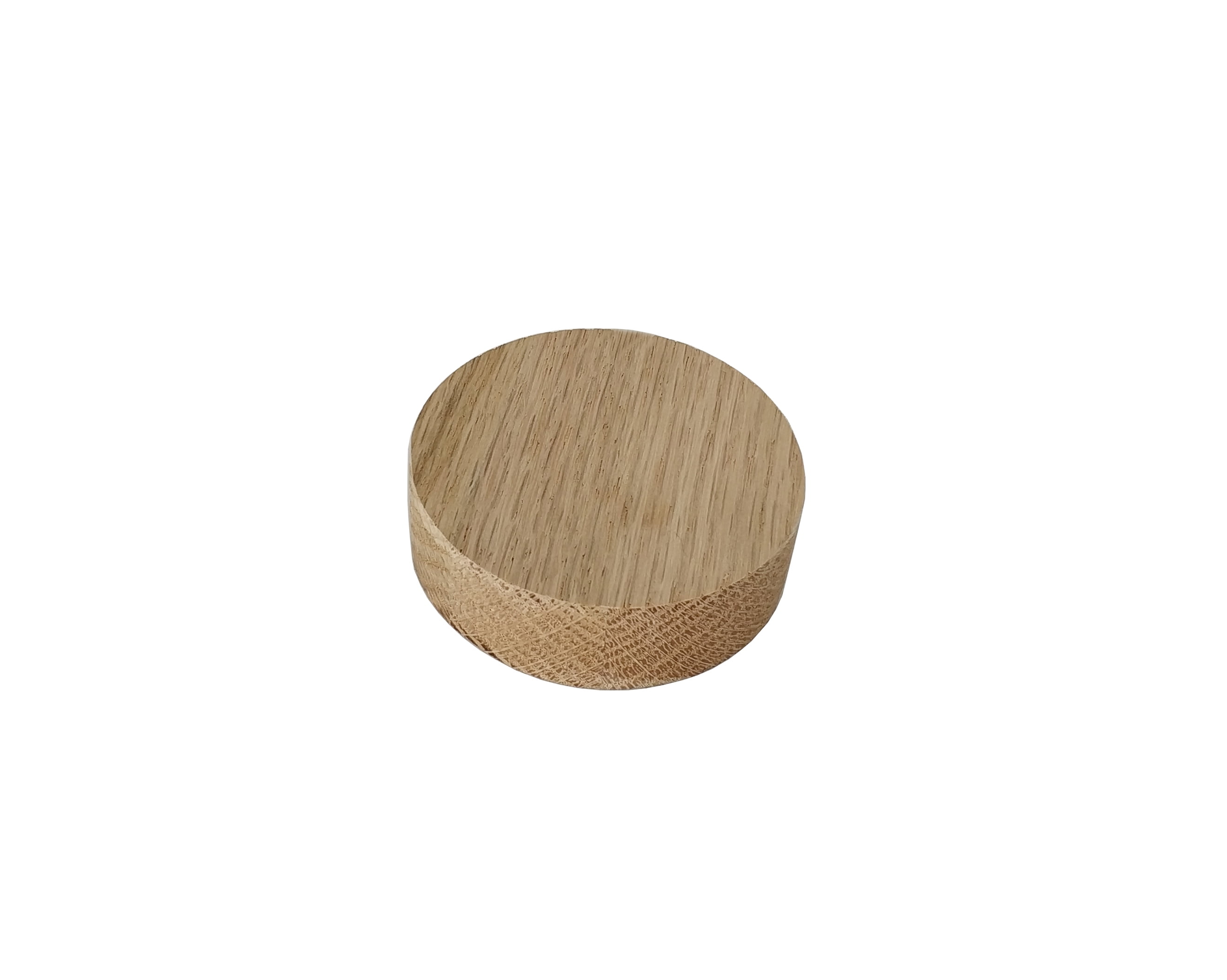 FixtureDisplays® 3' disc Red Oak Raw Lightly Sanded Paperweight Riser Platform Art and Craft 21676-3