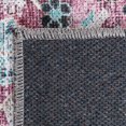 thumbnail image 7 of Unique Loom Yara Collection Area Rug - Yash (5' Square Light Coral Pink/Blue), 7 of 7