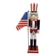 thumbnail image 2 of Cascanueces de madera tradicional decorativo de 38 cm, figura de cascanueces para regalos de fiesta LL0094, 2 of 9