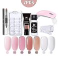 thumbnail image 1 of 7pcs Poly Extension Nail Gel Kit All For Manicure Set Fast Building Gel Polish, 1 of 4