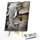 thumbnail image 1 of Elefante mamá e hijo pintura al óleo por números Kits lienzo DIY cuadro pintado a mano Likrtyny decoración de arte, 1 of 9
