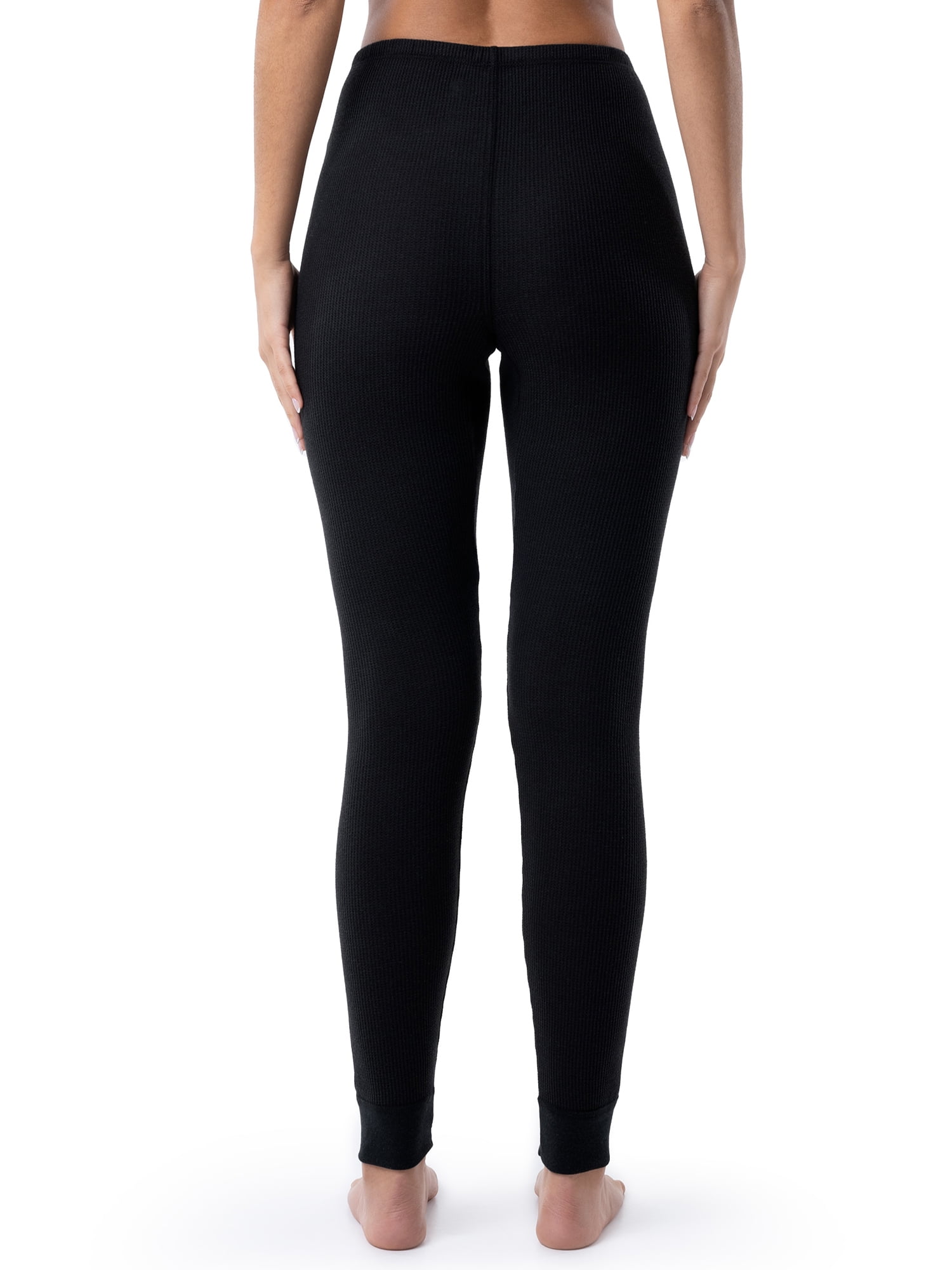 Fruit of the Loom Women's and Women's Plus Eversoft Waffle Thermal Bottom, 2-Pack