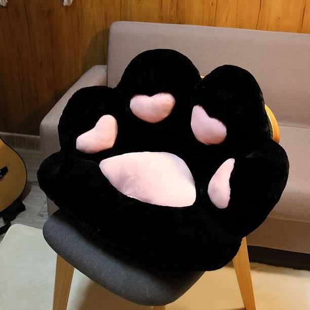 Kawaii-cojín de asiento con patas de gato, Animal colorido, decoración de sofá con relleno de animales, silla Interior para el hogar, regalo para niños zhangyuxiang LED