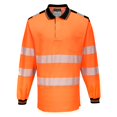 thumbnail image 1 of Portwest - Polo PW3 de Algodón de Seguridad para Hombre (Naranja, Negro), 1 of 2