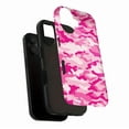 thumbnail image 3 of Pink Camouflage iPhone Case Trendy Soft Silicone Durable Shockproof For Women Compatible with iPhone 11/12/13/14/15/16 (Pro Max/Plus), 3 of 9