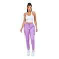 thumbnail image 4 of G-Style USA Women's Drawstring Waist Cargo Jogger Pants RJJ3405 Lavender Small, 4 of 4