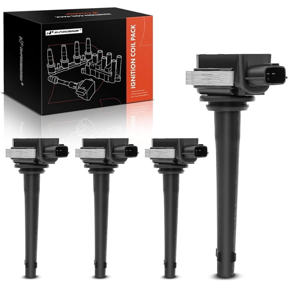 A-Premium Ignition Coils Pack Replacement for March 2012 Sentra 2007-2012 Tiida 2007-2010 1.6L 1.8L 2.0L 4-PC Set