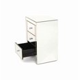 thumbnail image 3 of Nightstand, Nightstand, Mirrored Nightstand, Bedroom Nightstand, MDF Nightstand, Mirrored Nightstand, Three Drawer Nightstand, Mirrored Nightstand with Clear Knobs, 3 of 4