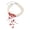 H, variant on NovaStitch Vintage Blood Drip Faux Pearl Choker Necklace Halloween Decor Accessory Multi-Strand Beaded Collar with Tassel for Halloween Costume for Women Party Props Gothic Jewelry Accessory