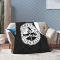 thumbnail image 6 of Midwestern University Downers Grove Logo Fleece Blanket, Very Soft Microfiber Flannel Blanket for Couch Warm and Cozy for All Seasons, 6 of 6