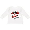 thumbnail image 3 of Inktastic My Daddy Loves Me with Cute Ladybugs Boys or Girls Long Sleeve Toddler T-Shirt, 3 of 5