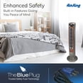 thumbnail image 4 of Air King Wind Curve 42" 3 Speed Fresh Air Ionizer Tower Fan with Remote Control, 9554, 4 of 13