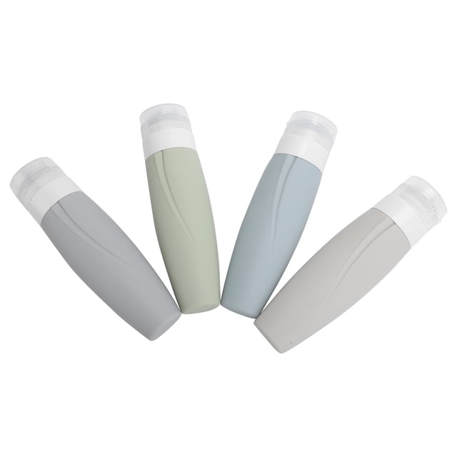 Contenedor de viaje, botella dispensadora vacía, botella dispensadora de silicona, botella dispensadora de champú de alta capacidad