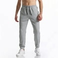 thumbnail image 4 of KeShDi Casual Pants for Men Sweatpants Baggy Men Casual Fashion Elastic Waist Solid Trousers Elastic Long Pants Gray XL, 4 of 6