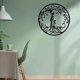 thumbnail image 5 of Arte de pared árbol familiar Metal colgante dormitorio sala de Decoración - 1 niño CUTICAT Silueta de arte, 5 of 8