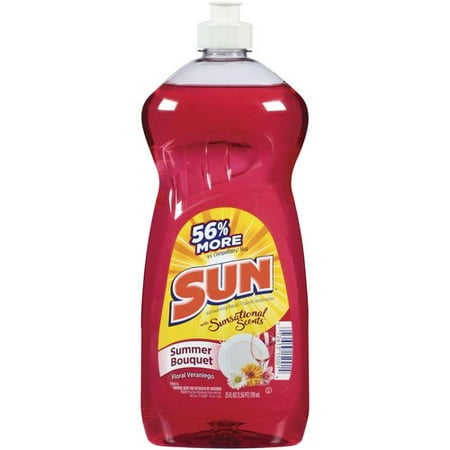 Sun Summer Bouquet Scent Dishwashing Liquid, 25 fl oz