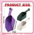 thumbnail image 3 of Soil Scoop, Portable Small Garden Shovel, Lightweight Plastic Planting Scoop , Multipurpose Digging Transplanting Shovel, Gardening Lawn Care Tool, Durable Stackable Farm Feed Scoop, Purple, 3 of 5