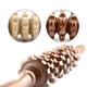 thumbnail image 4 of Masajeador de rodillos de madera, rodillo de mano, masajeador de puntos gatillo, rodillo de masaje de maderoterapia, herramientas para la relajación muscular y el alivio del dolor., 4 of 8