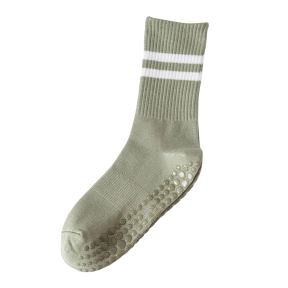 Yoga Pilates Socks with Grips for Women, Non Slip Grips Cotton Socks for Barre, Ballet, Dance, Workouts