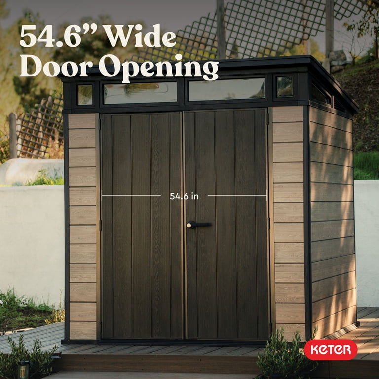 Keter Signature 7x7 ft. Durable Resin Outdoor Storage Shed With