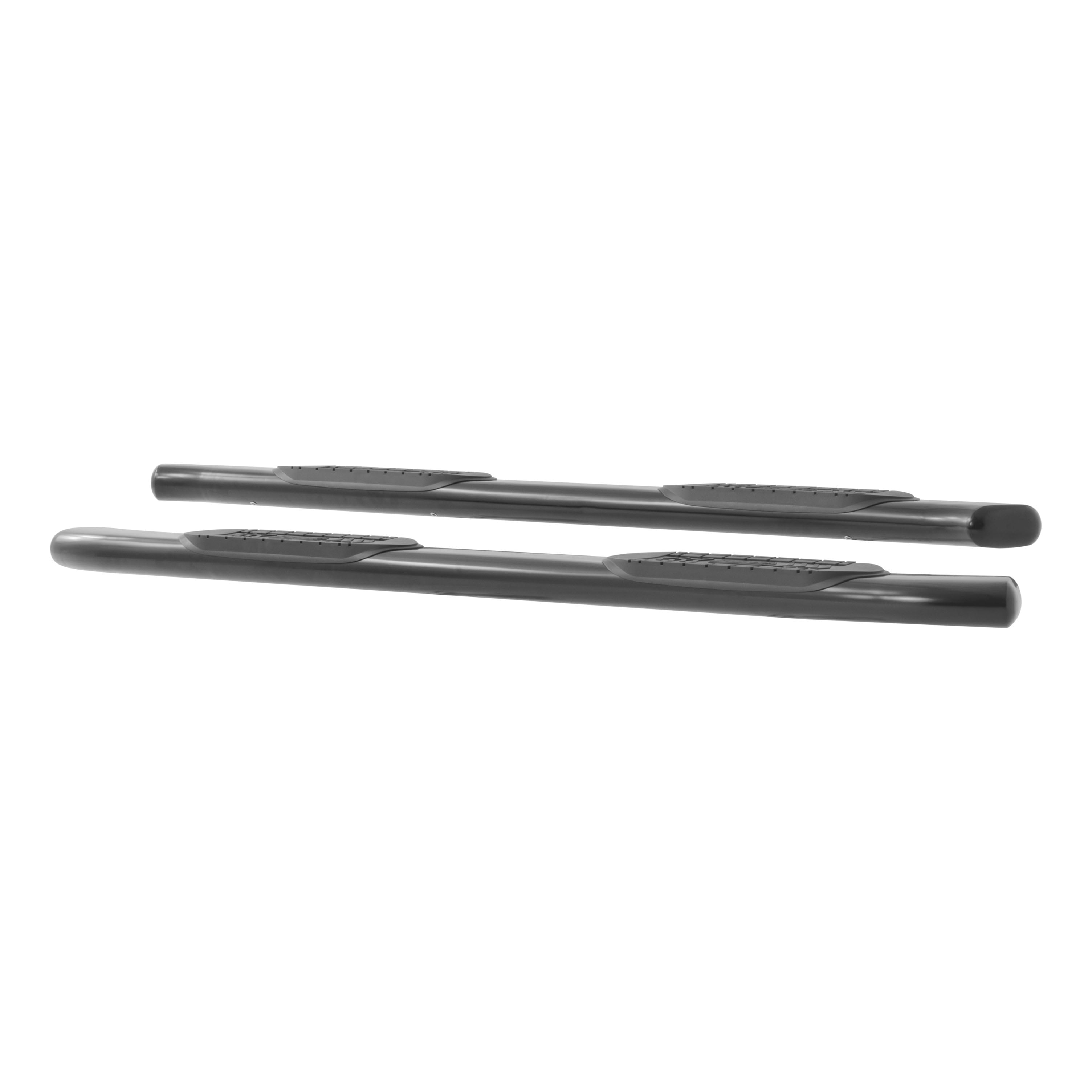 LUVERNE 241533B Black Nerf Bars 1 Pair 6 Inch Oval Black Powder-Coated Steel Side Steps LUVERNE 241533B Black Nerf Bars 1 Pair 6 Inch Oval Black Powder-Coated Steel Side Steps