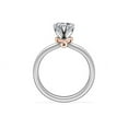 thumbnail image 2 of 1.00 Carat Color F-G, Clarity VS1, Heart Cut Natural Diamond Unique Solitaire Ring for Anniversary & Wedding Solid 18K White Gold Size 4, 2 of 8