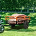 thumbnail image 5 of Utility Trailer,Garden Trailer,Trailer for Lawn Mower,Yard Trailer, Heavy-Duty Versatile Dolly Cargo Trailer,Tilt Bed and Foot-Operated Dump for Atvs, Utvs Lawn Garden Tractors, 5 of 9