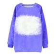 thumbnail image 4 of IROINNID Christmas Sweatshirts for Women Full Sleeve Crewneck Tops Loose Fit Shirts Christmas Print Graphic Sweatshirt,Purple, 4 of 4
