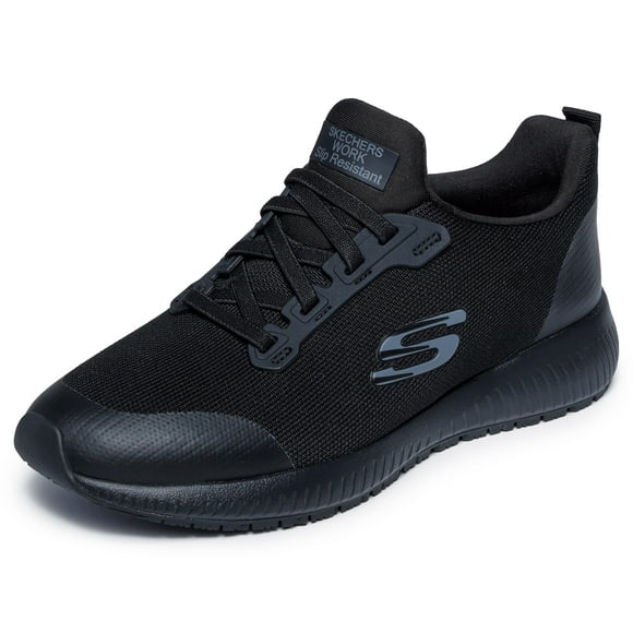 Zapatos Skechers Work Squad Sr Antideslizantes Negros