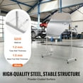 thumbnail image 4 of VEVOR Painting Rack Adjustable Paint Hanger 8 Hooks Auto Body Painting Stand, 4 of 9