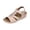 Beige, variant on Women's Rhinestone Wedge Sandals, Open Toe T-Strap Sandals, Decorative Accents Slingback Platform Shoes Beige