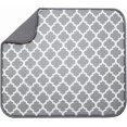 thumbnail image 4 of xianyou-Absorbent, Reversible XL Microfiber Dish Drying Mat for Kitchen, 18 Inch x 24 Inch, White Trellis, 4 of 4