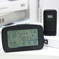 thumbnail image 2 of Amdohai YJ-5003 LCD Digital Clock Temperature Color Weather Station with Sensor Wireless Weather Clock Electronic Clock, 2 of 6