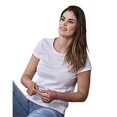 thumbnail image 3 of Tee Jays Womens Roll Sleeve Cotton T-Shirt, 3 of 4