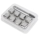 thumbnail image 1 of Bola de cubitos de hielo reutilizables con piedras de vino y whisky de acero inoxidable 304 con suministros para fiestas en barra (8 Uds + Clip), 1 of 14
