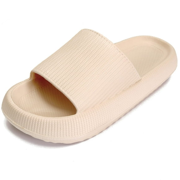 Slippers Rosyclo - Almohada para mujer y hombre, espuma en forma de nube, color marrón caqui